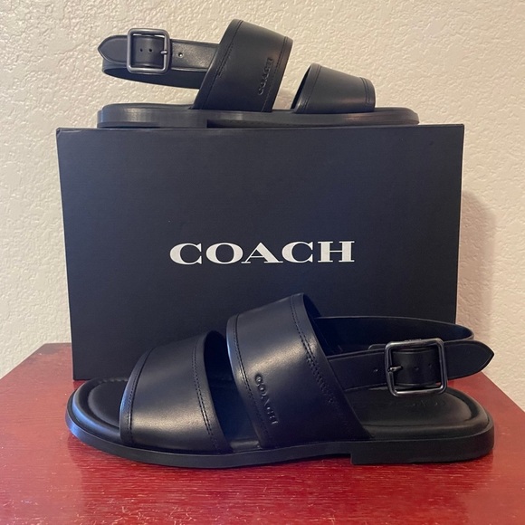 Men’s Coach Julian Sandals Brand New - Picture 1 of 6